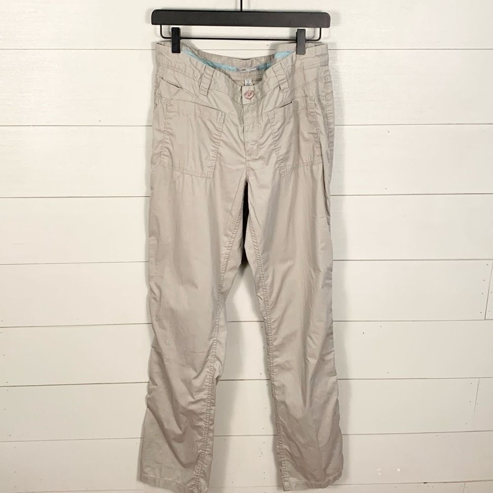 Horny Toad grey athletic chino style pants woman’s size 8